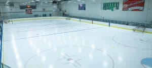 Ice rink surface